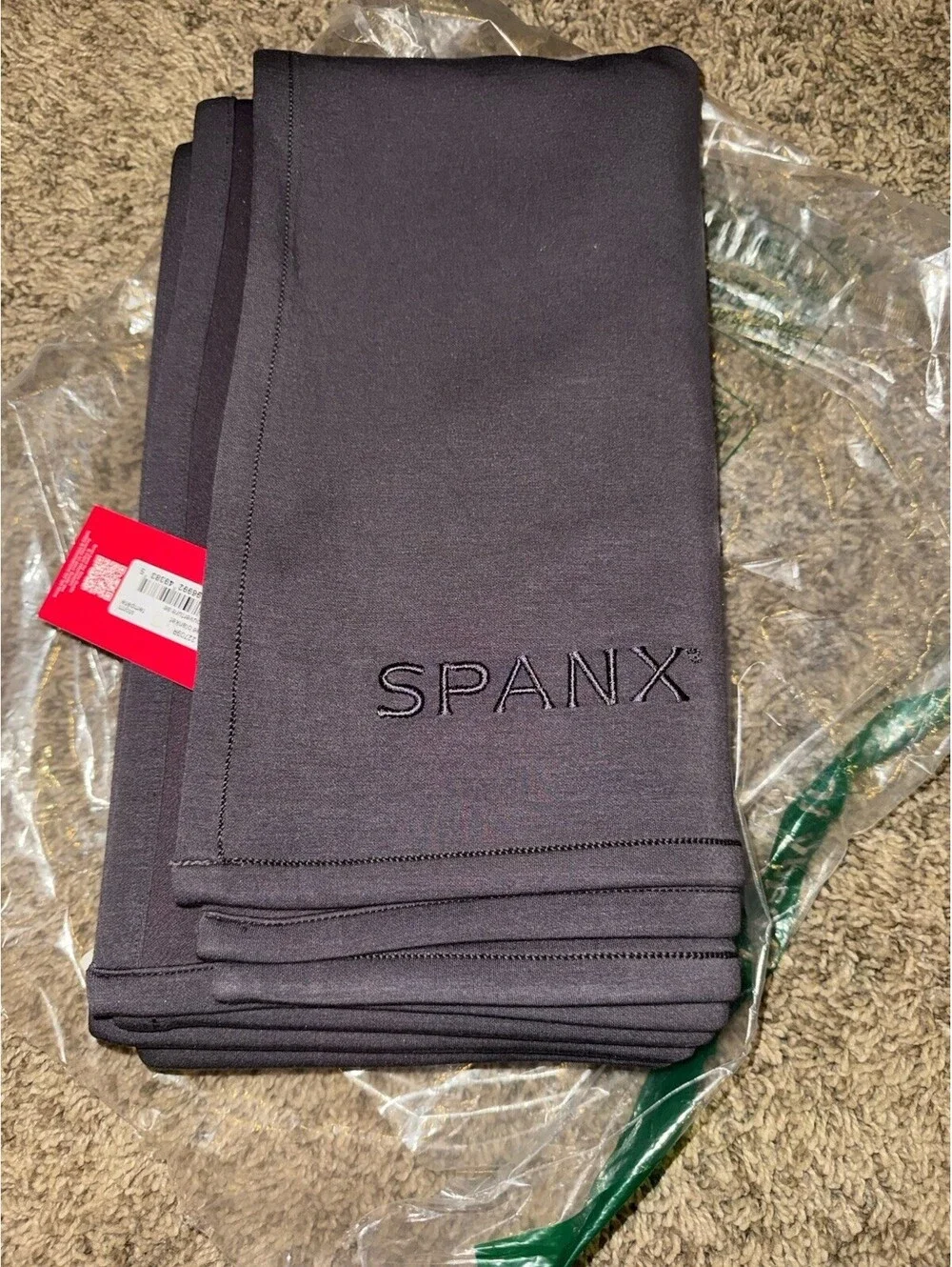 NEW! $98 SPANX AirEssential Luxe Soft Stretch Blanket “STORM” NWT  Throw 50x60